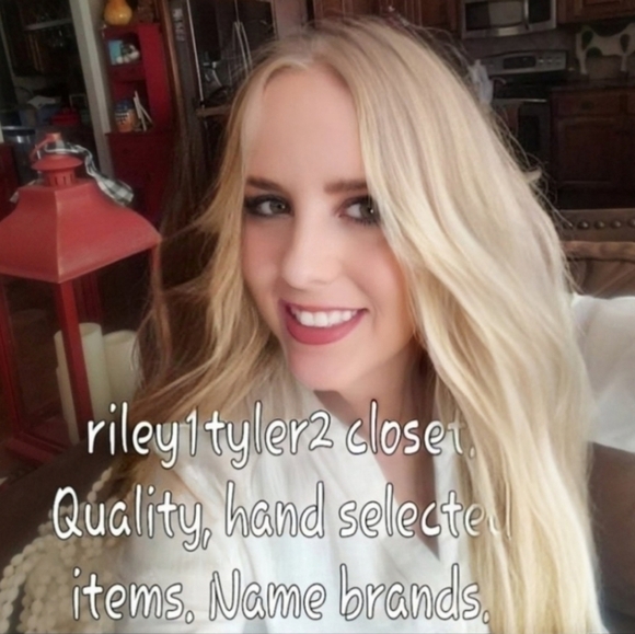 Le Lis Rusty Red Floral Dress Ruffled Wrap Side Tie 3/4 Bell Sleeves V Neck Sz S - Picture 9 of 9